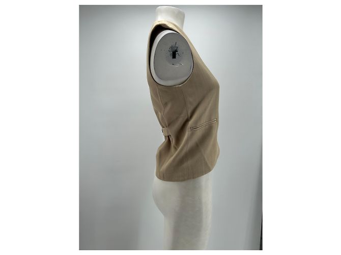 Autre Marque Chaqueta sin mangas beige - vista 4