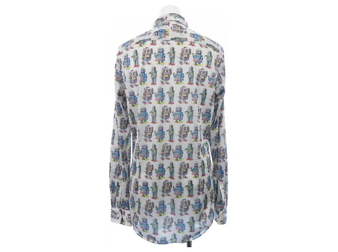 Camicia a maniche corte Comme des Garcons Homme Deux Marrone - vista 2