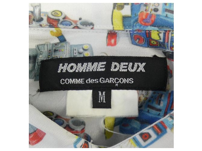 Camicia a maniche corte Comme des Garcons Homme Deux Marrone - vista 4