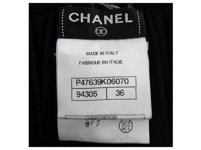 Timeless Saia Chanel Preto - vista 4