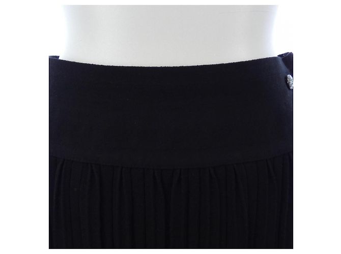 Timeless Saia Chanel Preto - vista 5