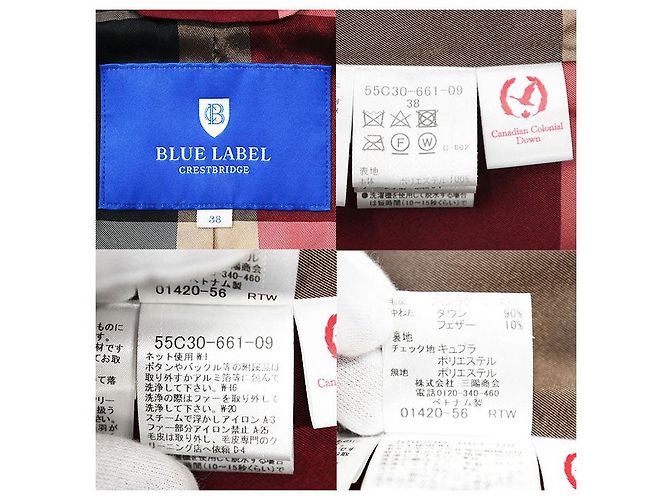 Autre Marque Abrigo de plumón de poliéster BLUE LABEL CRESTBRIDGE Negro - vista 10
