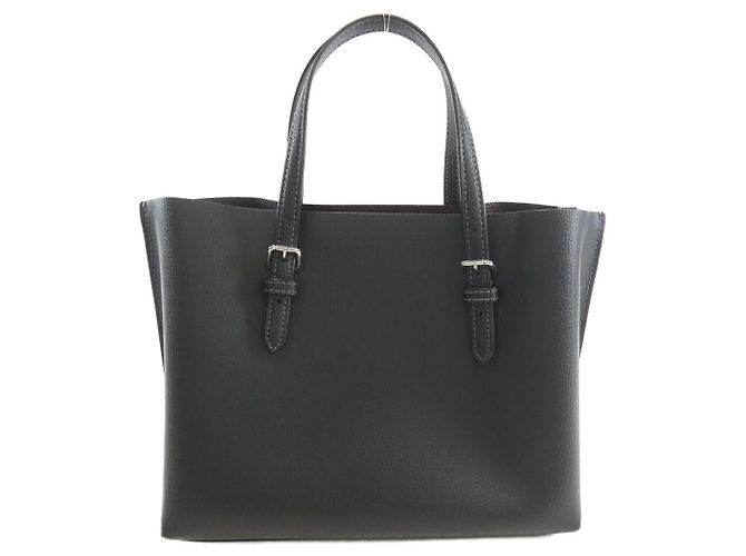 Borsa a tracolla in pelle Coach Nero - vista 2