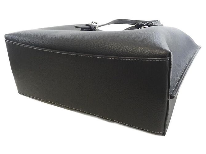 Borsa a tracolla in pelle Coach Nero - vista 3