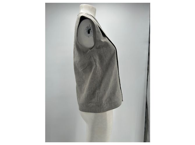 Autre Marque Chaqueta sin mangas gris - vista 4