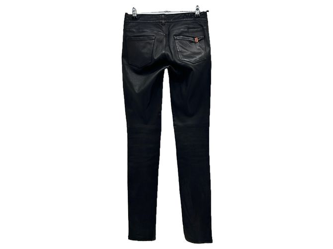 Notify Schwarze Lederhose - Ansicht 2