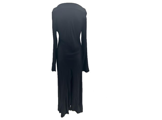 Cos Maxikleid schwarz aus Viskose Größe S - Ansicht 2