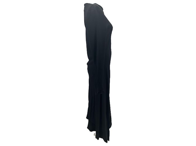 Cos Maxikleid schwarz aus Viskose Größe S - Ansicht 3