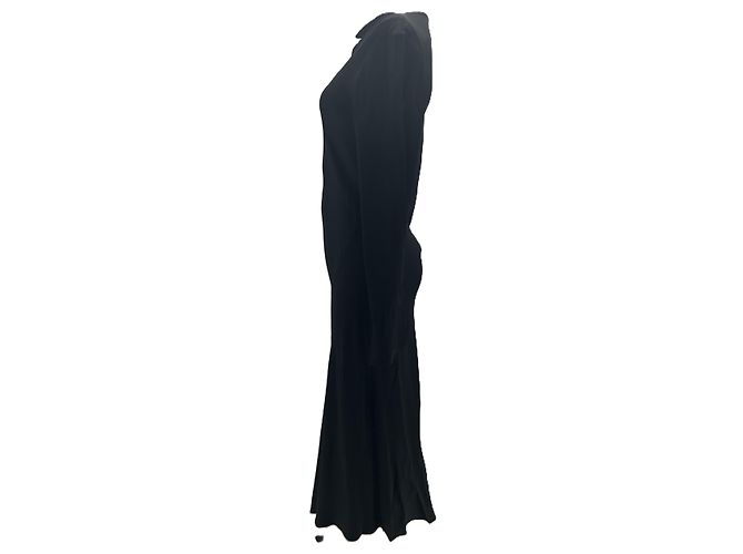 Cos Maxikleid schwarz aus Viskose Größe S - Ansicht 4
