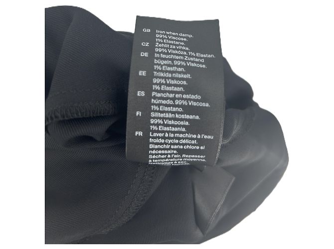 Cos Maxikleid schwarz aus Viskose Größe S - Ansicht 6