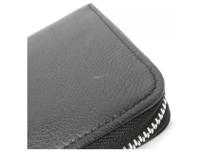 Louis Vuitton Zippy Lockme Kalbsleder Langgeldbörse Schwarz - Ansicht 4