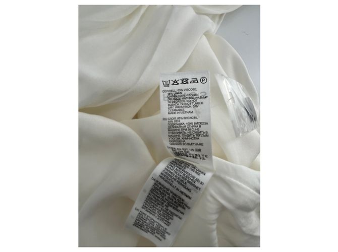 Reiss Weißes Kleid mit Knöpfen - Ansicht 6