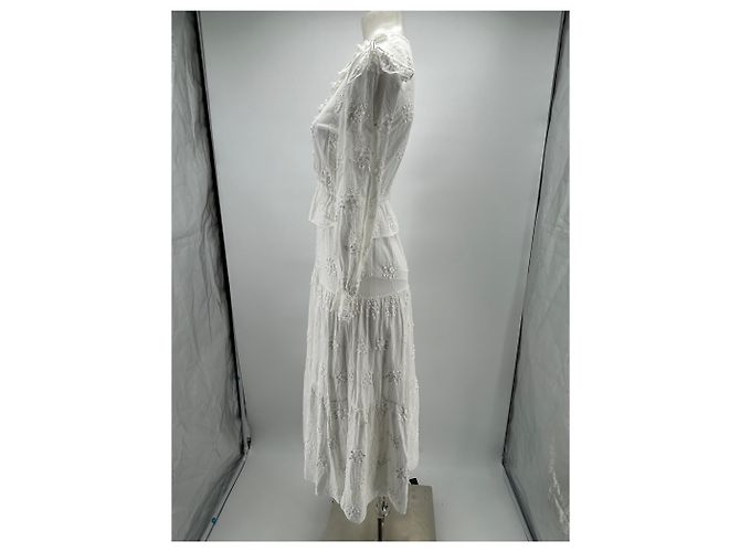Vestido Maje de algodón blanco talla 38 - vista 3