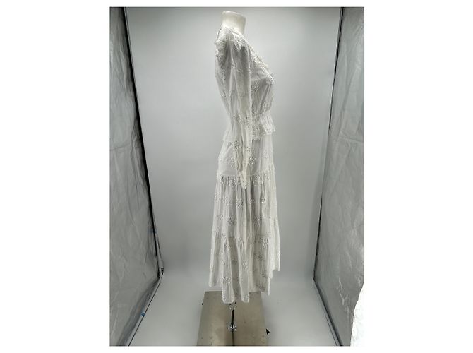 Vestido Maje de algodón blanco talla 38 - vista 4