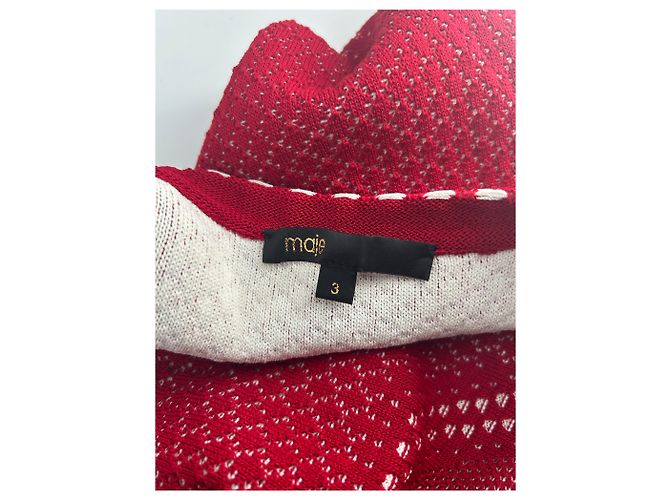 Maje Vestido sin mangas rojo Roja - vista 5