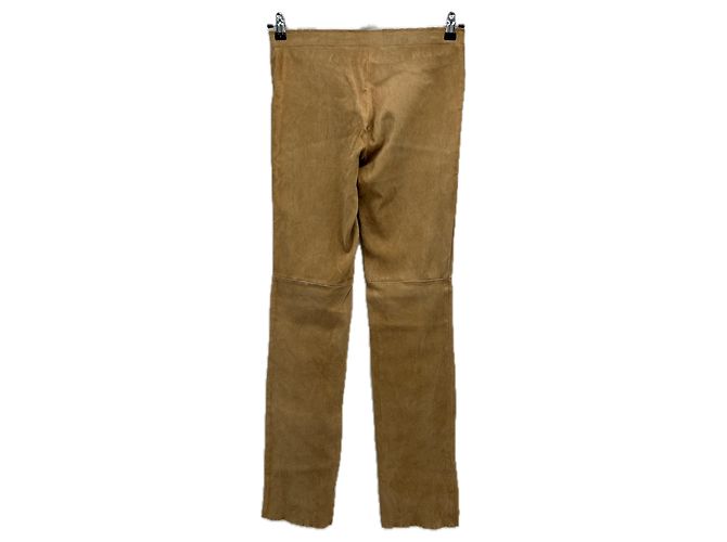 Stouls Calça bege de camurça - vista 2