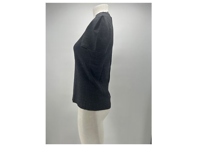 Camiseta de lana gris Maje - vista 3