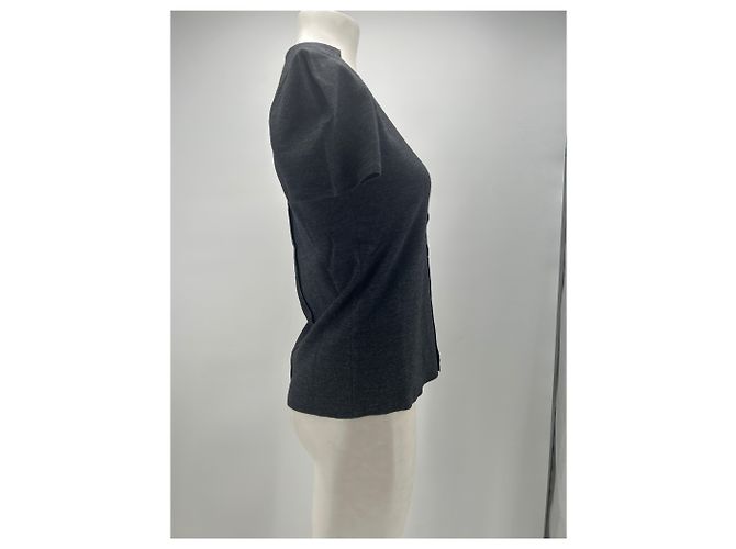 Camiseta de lana gris Maje - vista 4