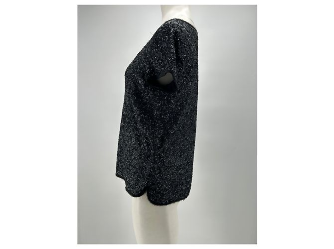 Zadig & Voltaire Top de lentejas negro - vista 3