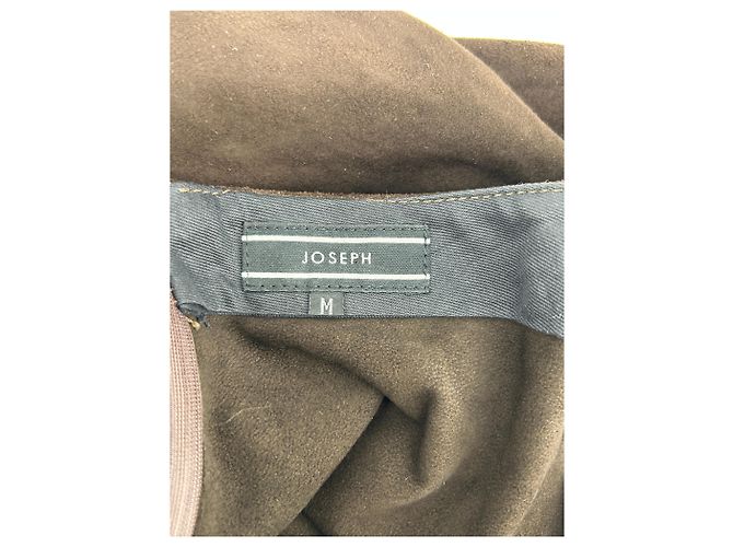 Falda de ante marrón Joseph Castaño - vista 3