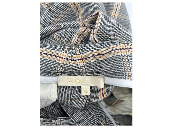 Maje Pantalón gris a rayas - vista 3