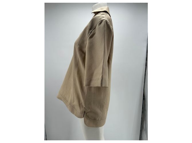 Autre Marque Camicetta LOULOU DE SAISON beige in viscosa - vista 3