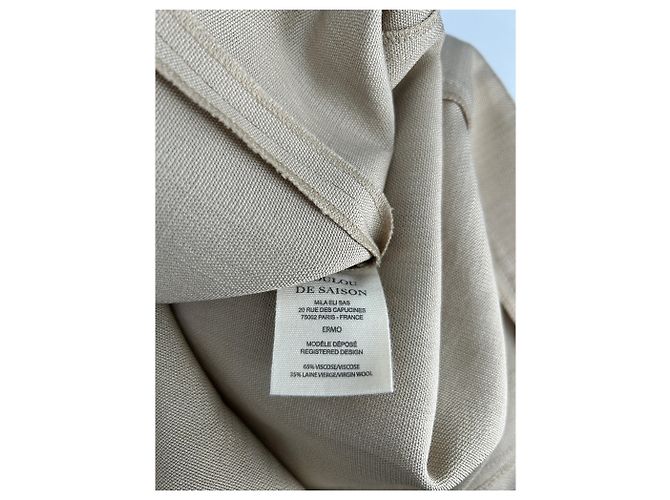 Autre Marque Camicetta LOULOU DE SAISON beige in viscosa - vista 6