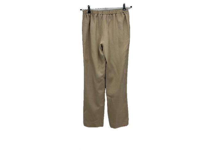 Autre Marque Pantalones beige de viscosa LOULOU DE SAISON - vista 2