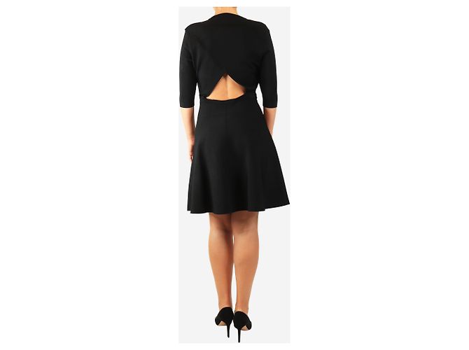 Victoria Beckham Schwarzes Skaterkleid - Größe UK 14 - Ansicht 2