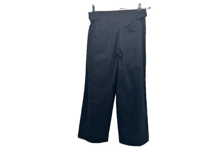 Autre Marque Pantalones negros de algodón RODEBJER S - vista 2