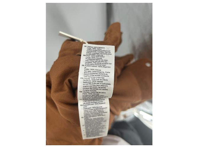 Vestido abotoado By Malene Birger Camel Viscose Camelo - vista 7