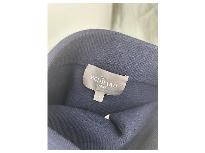 Eric Bompard Falda azul marino y blanca - vista 3