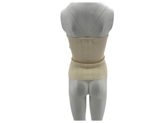 Autre Marque Top bustier ecru BY MALINA Beige - vista 2