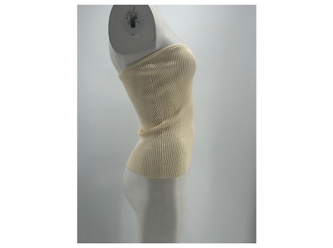 Autre Marque Top bustier ecru BY MALINA Beige - vista 4