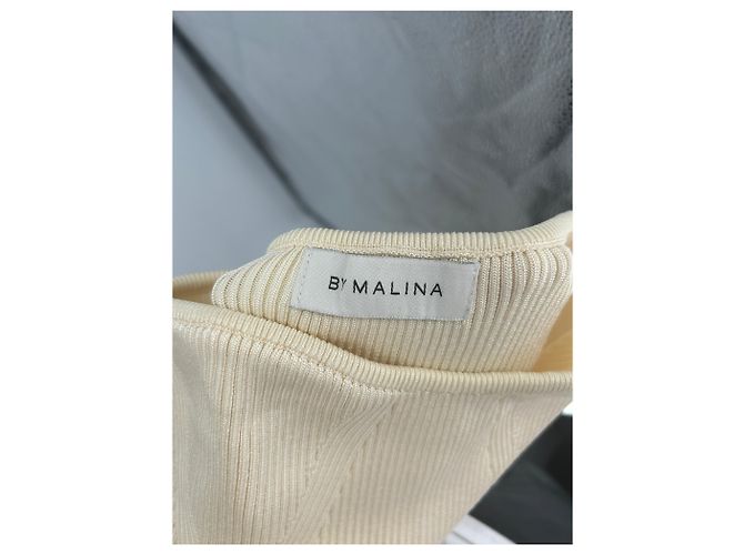 Autre Marque Top bustier ecru BY MALINA Beige - vista 5