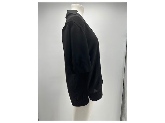 Autre Marque Camicetta nera LOULOU DE SAISON in viscosa Nero - vista 4