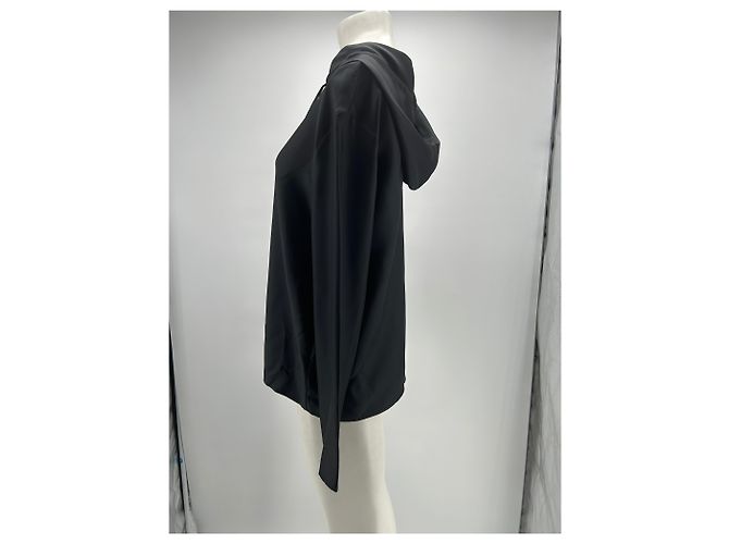 Autre Marque Sudadera con capucha LOULOU STUDIO de seda negra Negro - vista 3