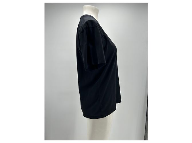 Autre Marque Camiseta de algodón negra LOULOU STUDIO Negro - vista 4