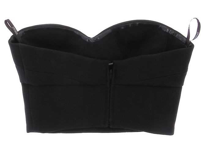 Versace Schwarzer BH aus Viskose - Ansicht 2