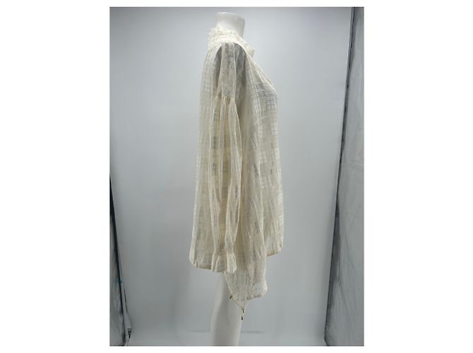 Heimstone Blusa trasparente bianca Bianco - vista 4