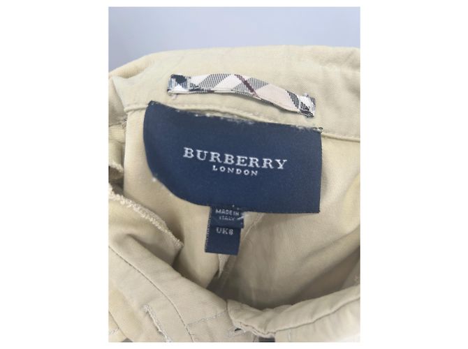 Mono Burberry beige de algodón - vista 3