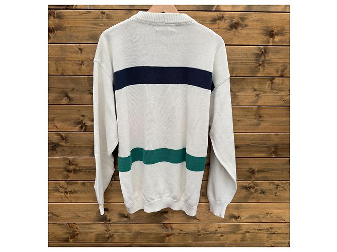 Pull Iceberg Cullivre en maille intarsia Marron Blanc Rouge Bleu Vert - vue 4
