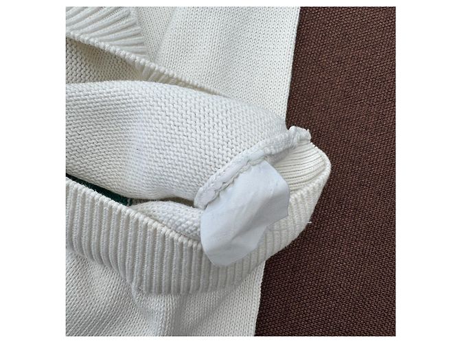 Pull Iceberg Cullivre en maille intarsia Marron Blanc Rouge Bleu Vert - vue 5