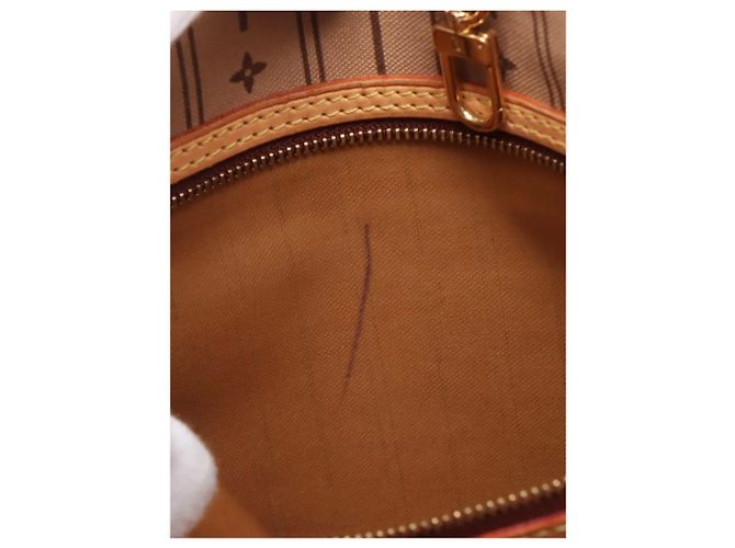 Louis Vuitton Sac cabas Neverfull MM 2007 marron - vue 10