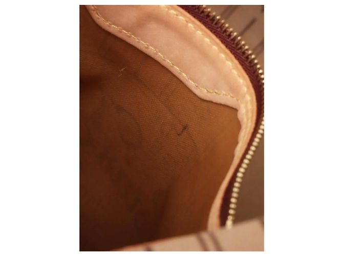 Louis Vuitton Sac cabas Neverfull MM 2007 marron - vue 11