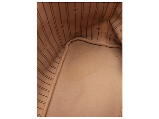 Louis Vuitton Sac cabas Neverfull MM 2007 marron - vue 12