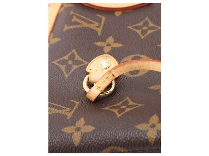 Louis Vuitton Sac cabas Neverfull MM 2007 marron - vue 15