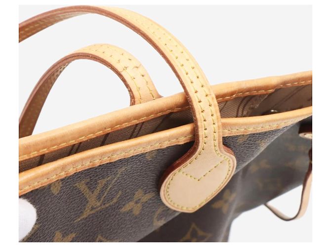 Louis Vuitton Sac cabas Neverfull MM 2007 marron - vue 17