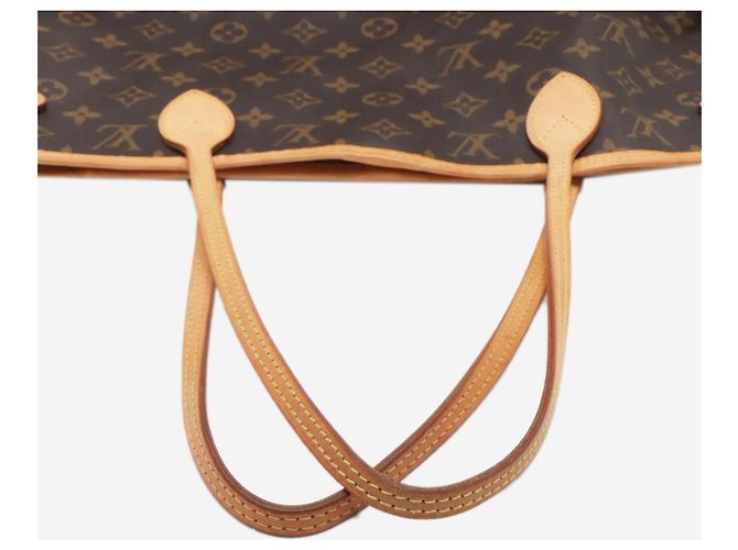Louis Vuitton Sac cabas Neverfull MM 2007 marron - vue 5