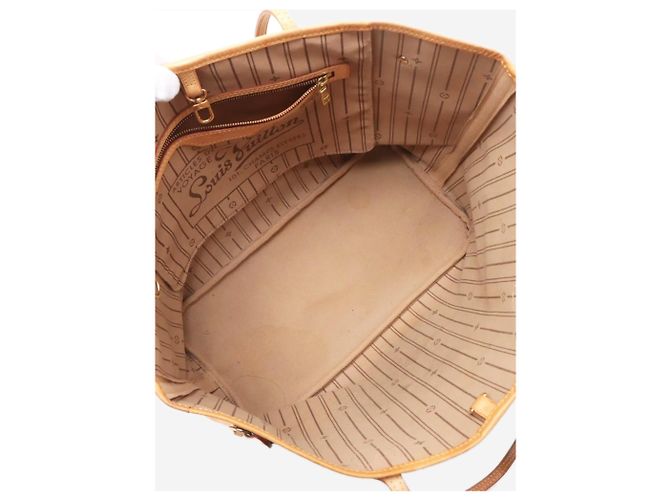 Louis Vuitton Sac cabas Neverfull MM 2007 marron - vue 7